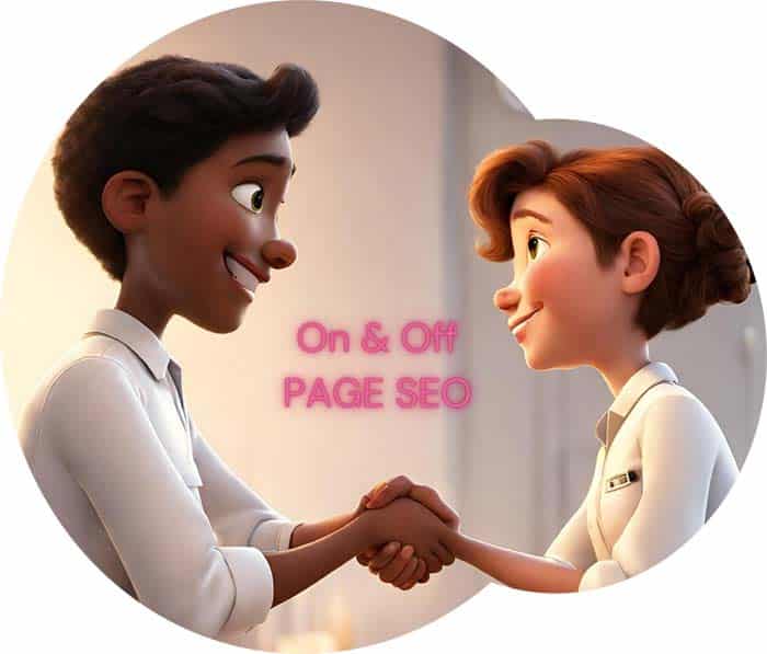 SEO on page & SEO off page